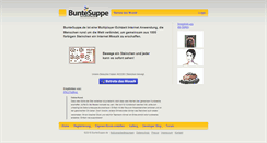 Desktop Screenshot of buntesuppe.de