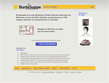 Tablet Screenshot of buntesuppe.de